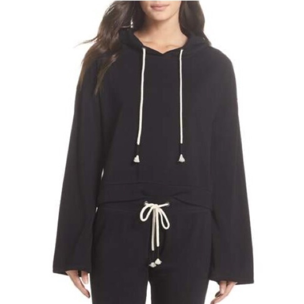 NWOT Make + Model Dreamy Kimono Sleeved Cropped Hoodie
